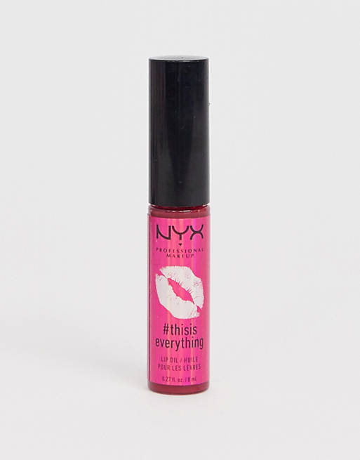 This Is Everything gennemsigtig læbeolie fra NYX Professional Makeup - Berry
