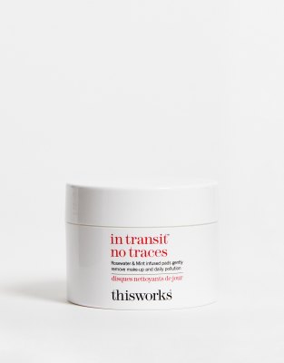 60 Disques Démaquillants This Works In Transit No Traces - Pour Voyage, Nettoyage Peau