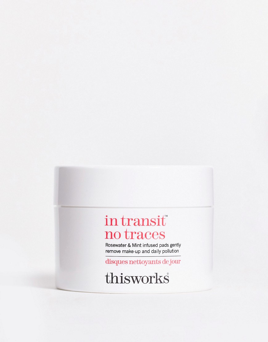 This Works In Transit No Traces Makeup Remover Pads - 60 pads-No color
