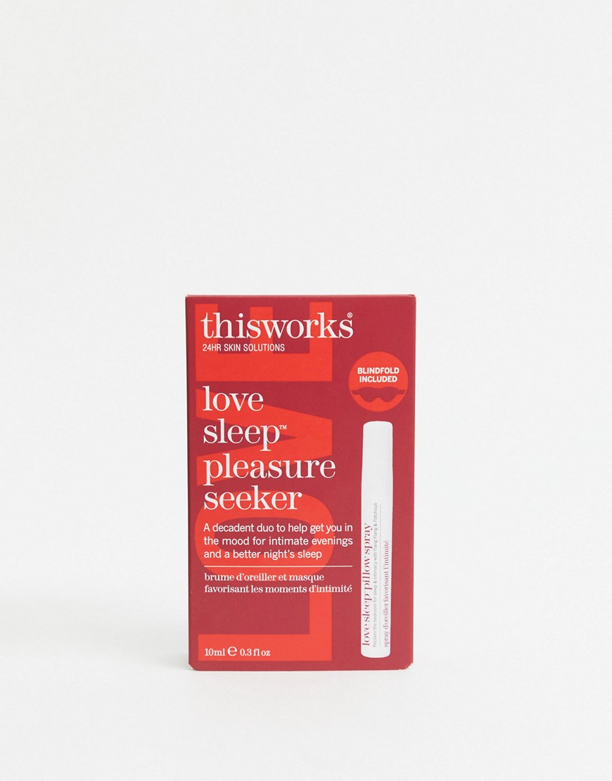 this works love sleep pleasure seeker kit - blindfold and love me spray-No Colour