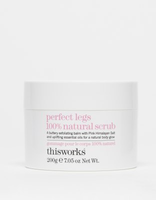 this works This Works Perfect Legs 100% Natural Scrub 200g-No colour