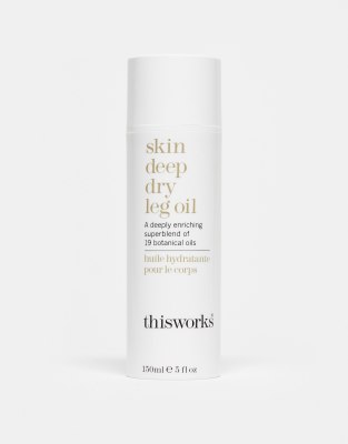 this works This Works Skin Deep Dry Leg Oil 150ml-No colour