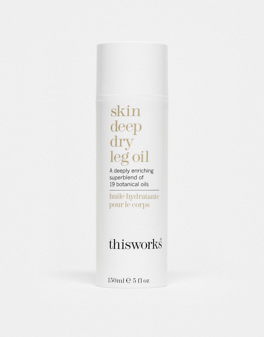 This Works Skin Deep Dry Leg Oil 150ml-No colour