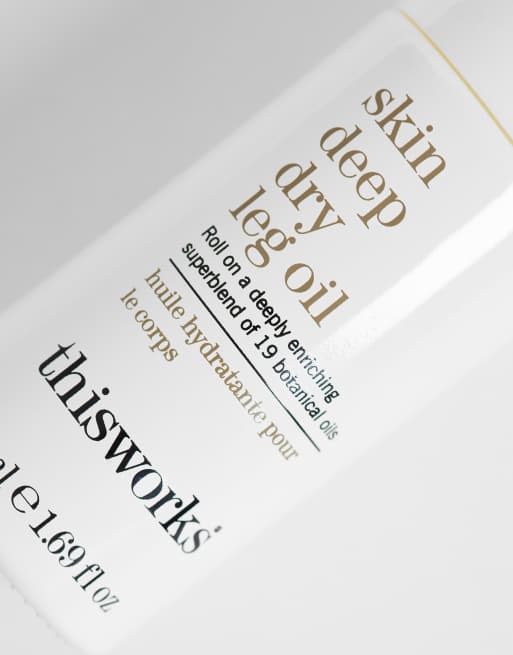 This Works – Skin Deep – Głęboko nawilżający olejek do nóg w kulce, 50 ml, 4 z 4