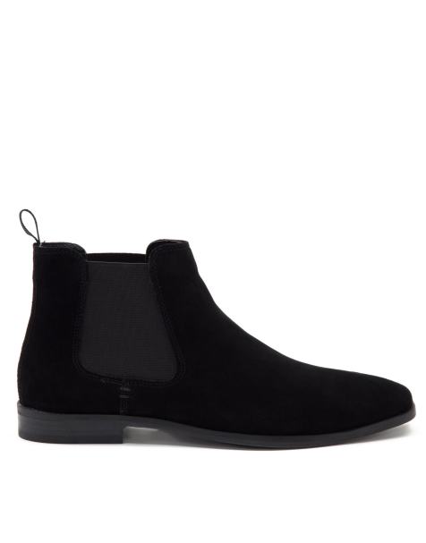 Mens black suede outlet shoes sale