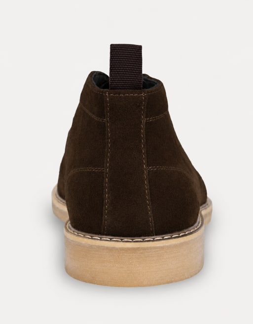 Thomas Crick Arizona leather chukka boots in brown suede, 7 of 7