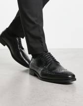 Walk London oliver brogues in brown leather | ASOS