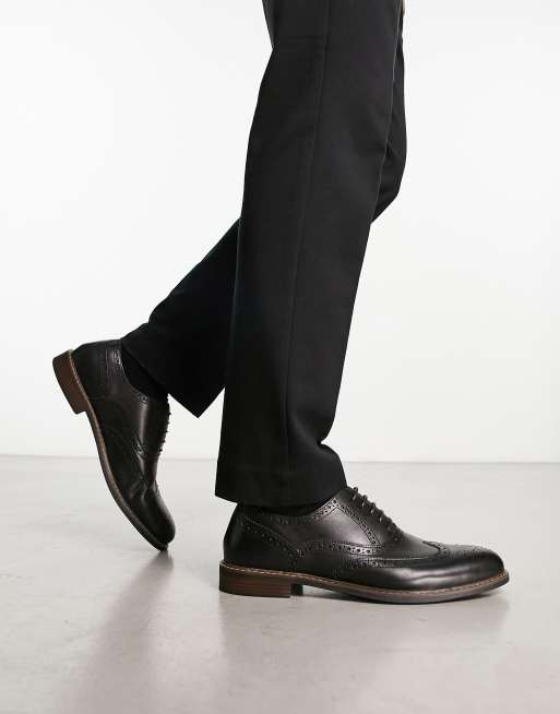 Thomas Crick – Elegante Schuhe im Budapester Stil aus schwarzem Leder