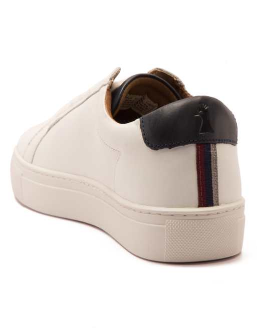 THOMAS CRICK 'EVERS' casual 6 eyelets sneaker trendy shoes in white , 3 of 4