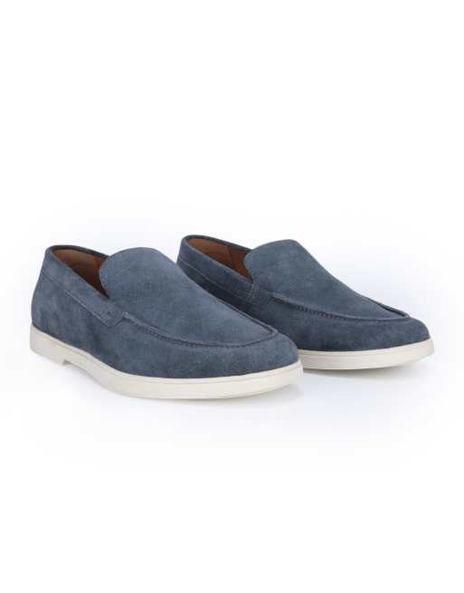 THOMAS CRICK 'FALDO' Men's Suede Leather Slip-on Casual Loafer Shoes, 2 of 4