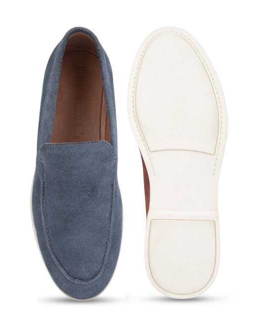 THOMAS CRICK 'FALDO' Men's Suede Leather Slip-on Casual Loafer Shoes, 3 of 4
