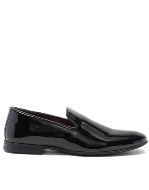 THOMAS CRICK FRANKIE formal patent leather loafer shoe in patent black  - view 1