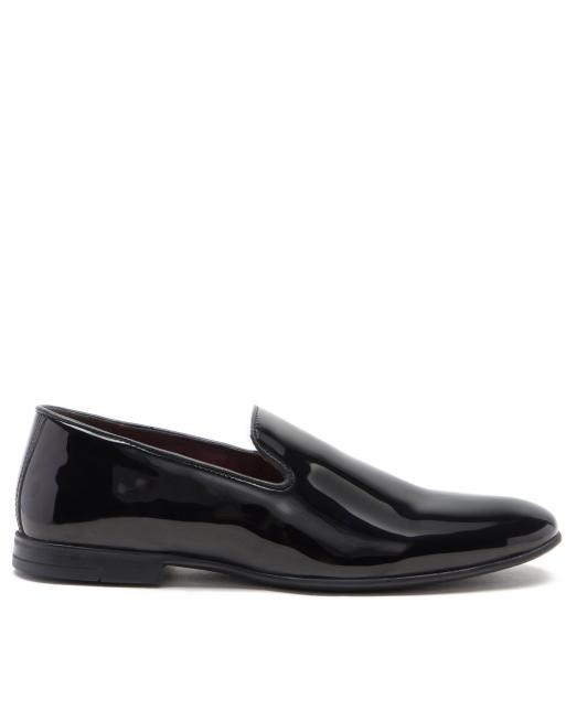  Thomas Crick frankie formal patent leather loafer shoe in patent black