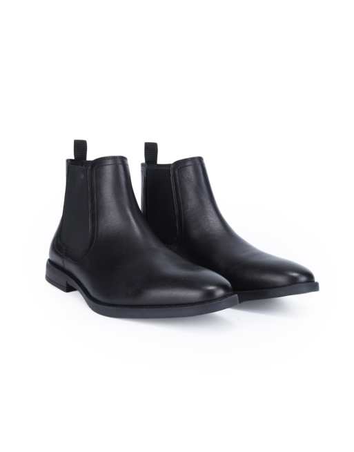 Thomas Crick Griffin leather chelsea boot in black, 2 of 4