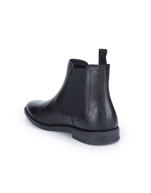 Thomas Crick Griffin leather chelsea boot in black, 4 of 4