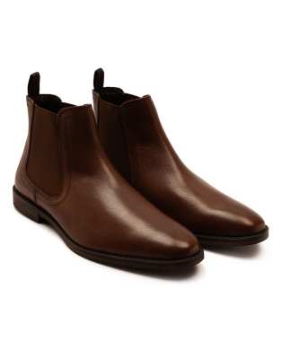  Griffin leather chelsea boot 
