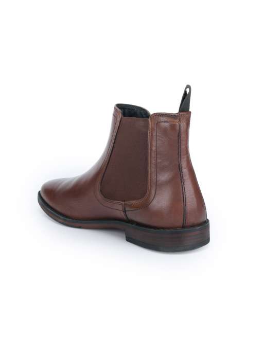 Thomas Crick Griffin leather chelsea boot in brown, 4 of 4