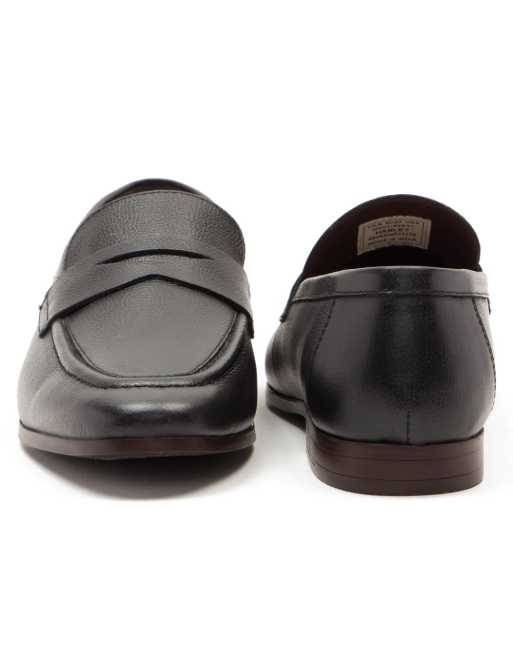 THOMAS CRICK HARLEY loafer leather slip-on loafer shoes in black , 2 of 4