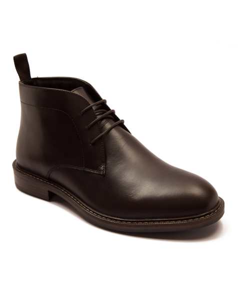 Thomas Crick - Hutchins - Stivaletti chukka stringati marroni in pelle da uomo - view 1