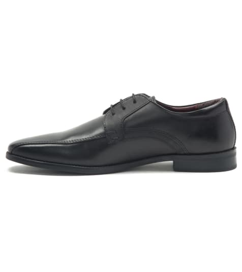 Thomas Crick 'hutton' formal shoes premium quality leather derby shoe in black - view 1