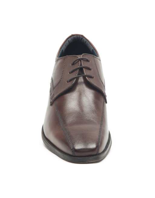 Thomas Crick 'hutton' formal shoes premium quality leather derby shoe in brown, 4 of 4