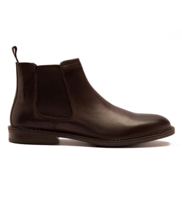 Size 12.0 Thomas Crick THOMAS CRICK 'TRUMAN' men's formal leather chelsea boots in brown boots