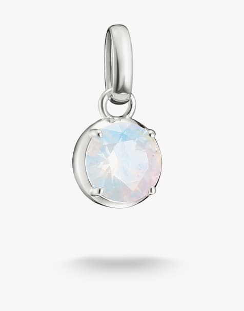 Thomas Sabo – Anhänger in Silberoptik und Weiß - view 1