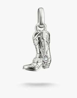 Thomas Sabo - Anhänger in Silberoptik und Weiß