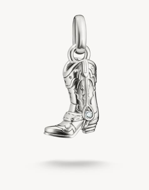 Thomas Sabo – Anhänger in Silberoptik und Weiß - view 1