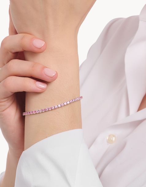 Thomas Sabo – Armband aus 925er Sterlingsilber in Silber und Rosa - view 1