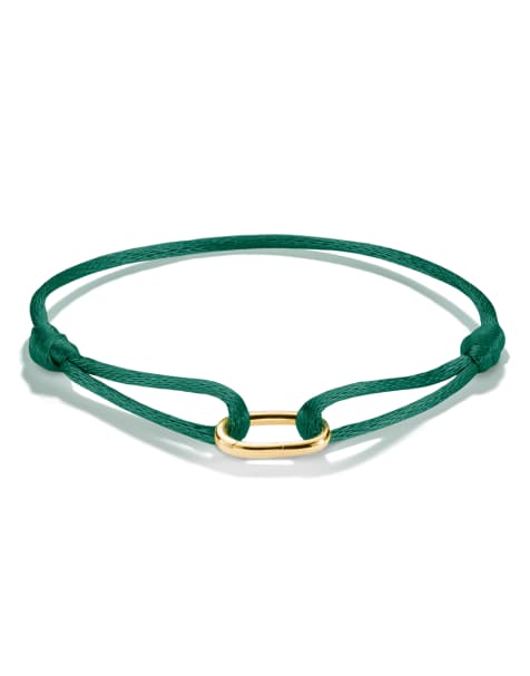 Thomas Sabo - Armband in donkergroen en geelgoud - view 1