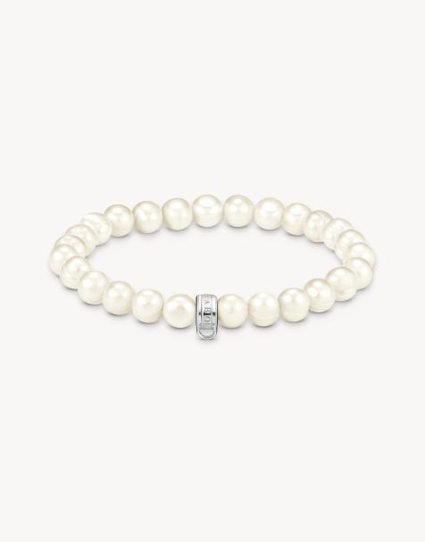 Thomas Sabo – Armband in Silberoptik und Weiß - view 1