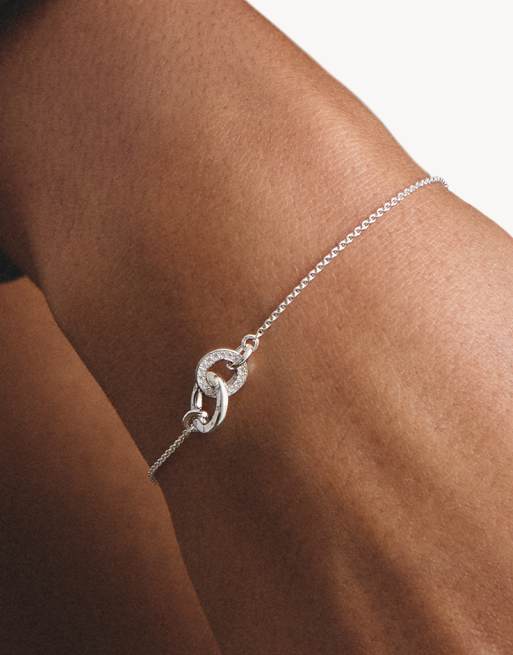 Thomas Sabo armband met witte zirkonia in zilver, wit, 4 van 4