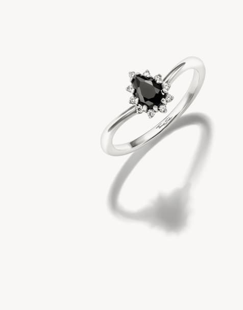 Thomas Sabo - Bague - Argenté, noir et blanc - view 1