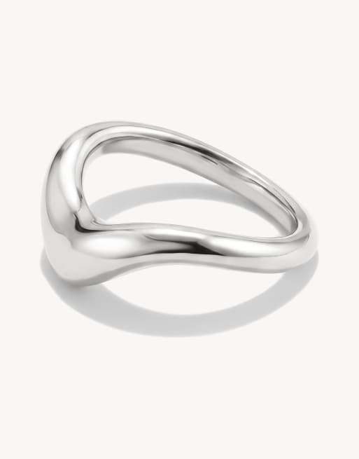 Thomas Sabo bague en forme de vague en argent, 2 de 3