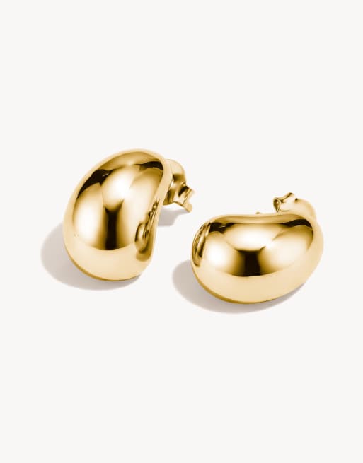 Thomas Sabo boucles d'oreilles en forme de goutte dorées, 2 de 4