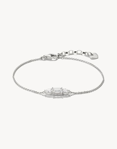 Thomas Sabo - Bracciale argentato e bianco - view 1