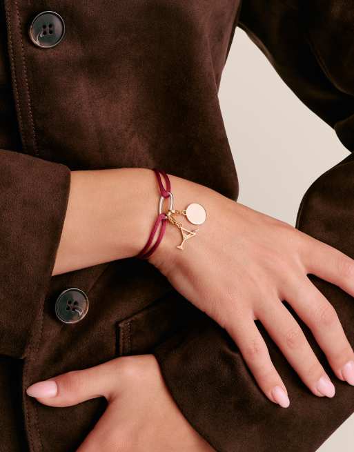 Thomas Sabo - Bracciale argentato e bordeaux, 2 di 3