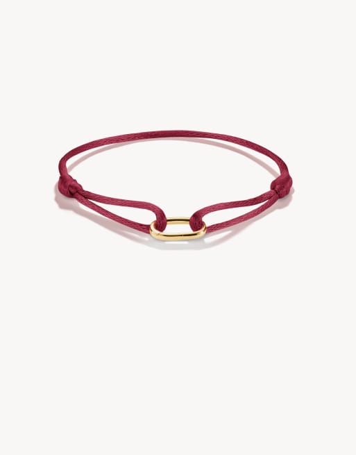 Thomas Sabo - Bracciale color oro giallo bordeaux