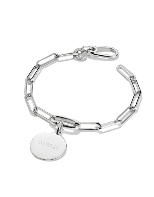 Thomas Sabo - Bracciale paperclip per ciondoli argentato, 3 di 3