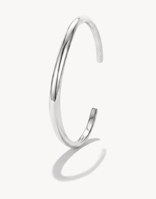 Thomas Sabo bracciale rigido con design a onda in argento, 2 di 4