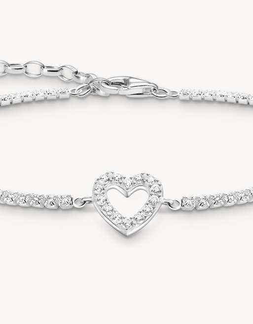 Thomas Sabo - Bracelet - Argenté et blanc, 2 de 3