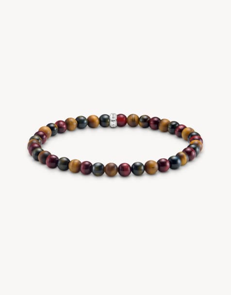 Thomas Sabo Bracelet in silver, blue, red, brown - view 1