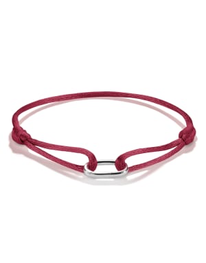 Thomas Sabo Bracelet in silver, burgundy