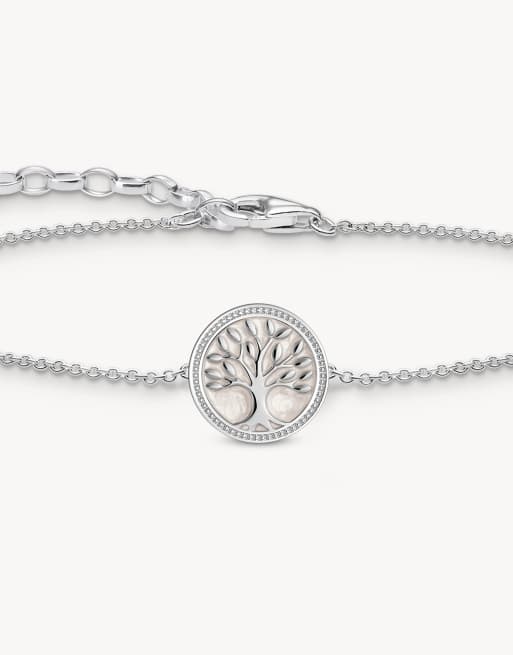 Thomas Sabo bracelet with tree of love pendant and cold enamel in 925 sterling silver, 3 of 3