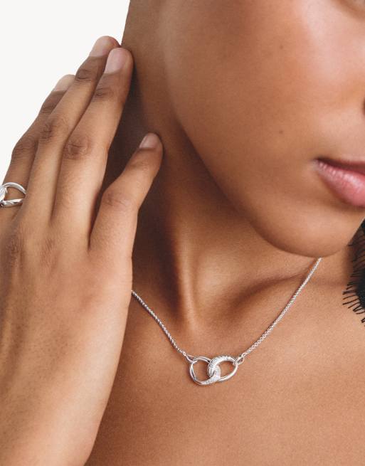 Thomas Sabo chaîne avec zirconias blancs en argent, blanc, 5 de 5