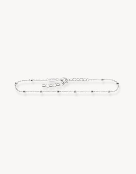Thomas Sabo chaîne de cheville à pois argentée - view 1