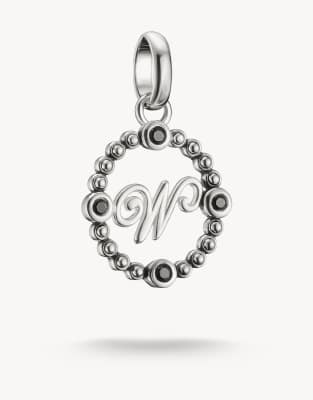 Thomas Sabo - Charm-Anhänger aus Silber mit schwarzen Details