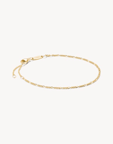 Thomas Sabo Charm bracelet figaro design gold-plated in gold - view 1