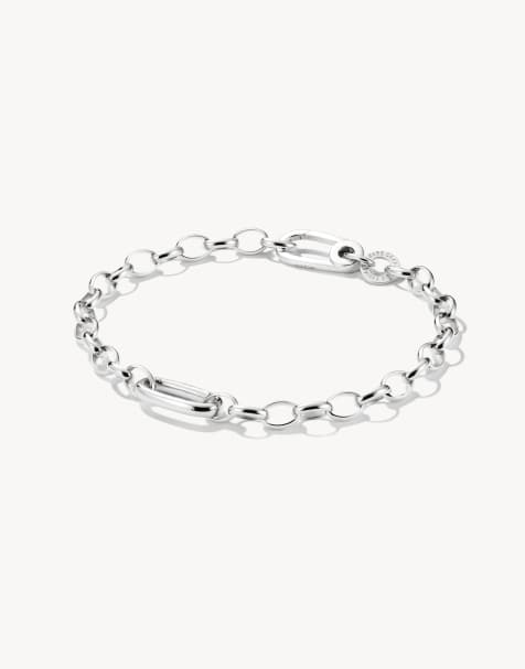 Thomas Sabo Charm bracelet with connect link silver in silver - view 1